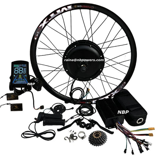 AU/UK Stock MTX 26"27.5"29" 52V2000W 45A Dual Hall Sine Wave Controller M8 Display NFCelectric Bike Ebike Hub Conversion Kits