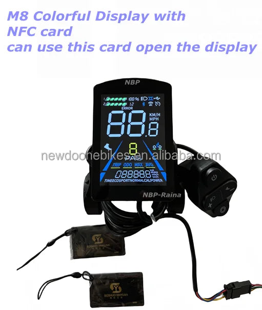 AU/UK Stock MTX 26"27.5"29" 52V2000W 45A Dual Hall Sine Wave Controller M8 Display NFCelectric Bike Ebike Hub Conversion Kits