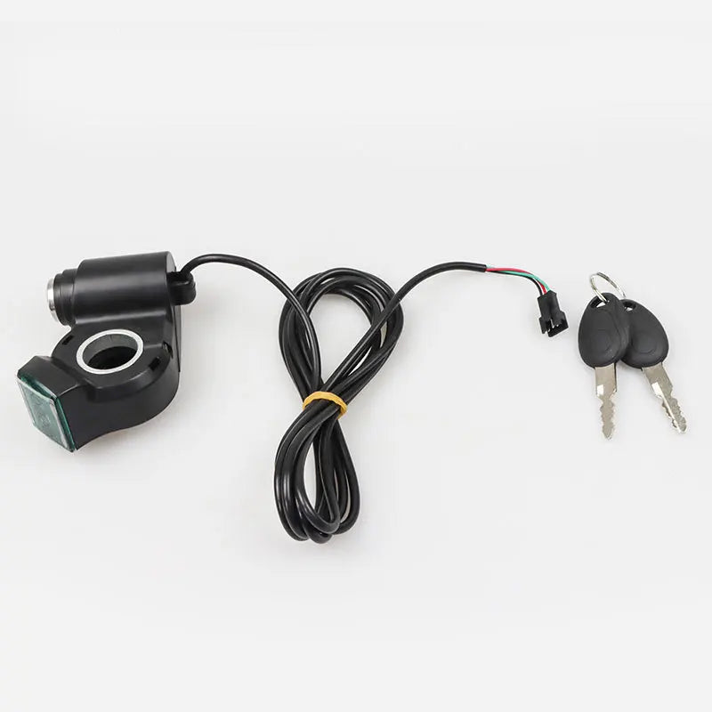 Universal Electric Bicycle Biking Portable Dustproof Cycling Parts for Electric Scooter Ignition Switch Key Power Lock