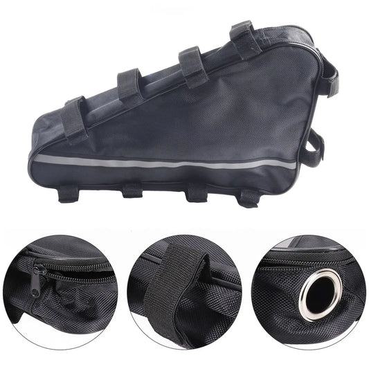 Ebike Frame Triangle Battery Bag Electric Bike Front Tube Bag Li-Ion Case Waterproof Controller Ebike Tool Bags Accessories