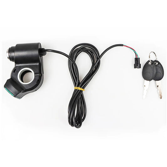 Universal Electric Bicycle Biking Portable Dustproof Cycling Parts for Electric Scooter Ignition Switch Key Power Lock