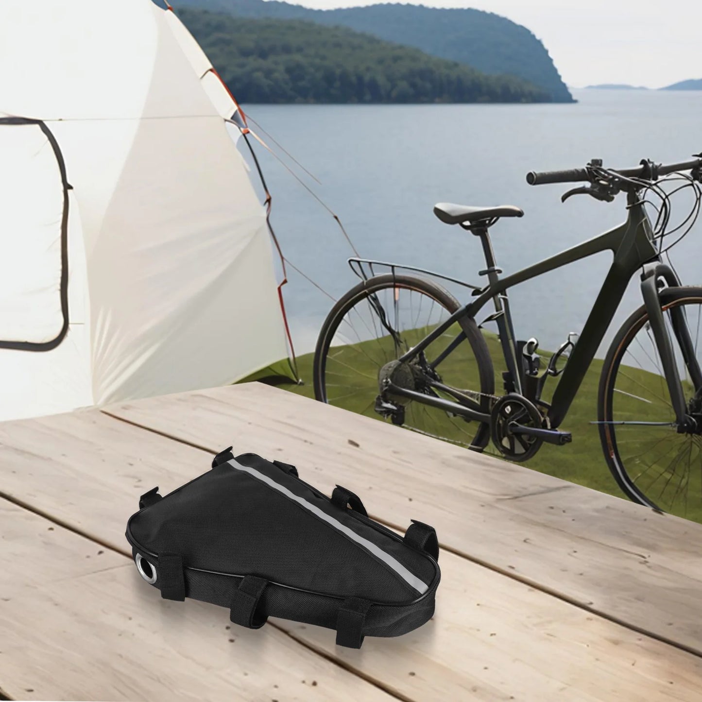 Ebike Frame Triangle Battery Bag Electric Bike Front Tube Bag Li-Ion Case Waterproof Controller Ebike Tool Bags Accessories