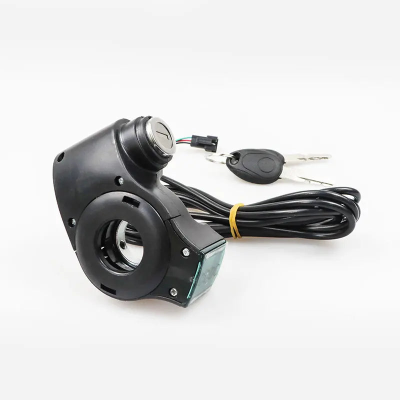 Universal Electric Bicycle Biking Portable Dustproof Cycling Parts for Electric Scooter Ignition Switch Key Power Lock